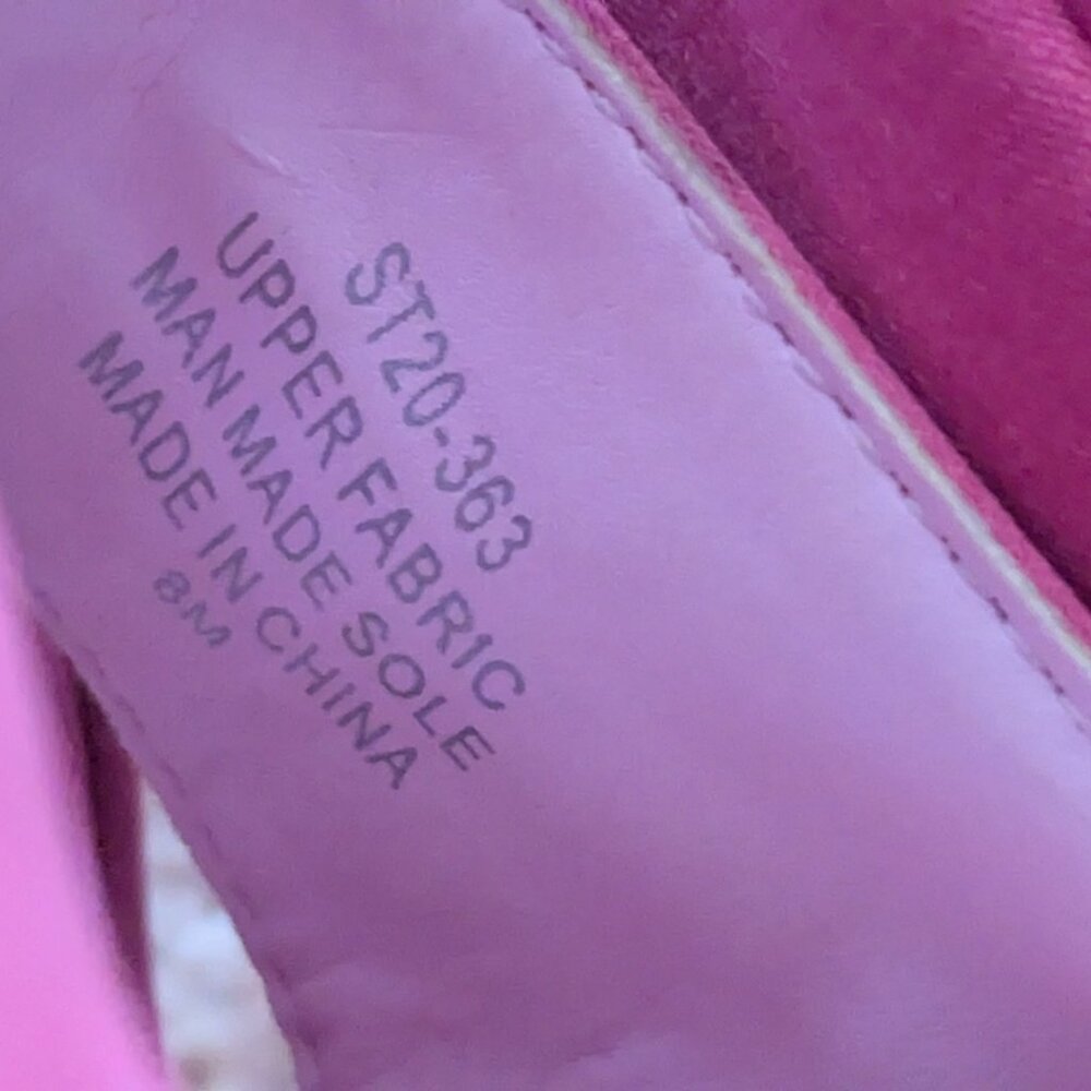 Barbiecore Chunky Sandals Platform Heel Hot Pink Size 8 sugar thrillz - Picture 9 of 9